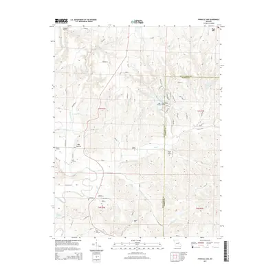 2015 Map of Pinnacle Lake, 2015 Print