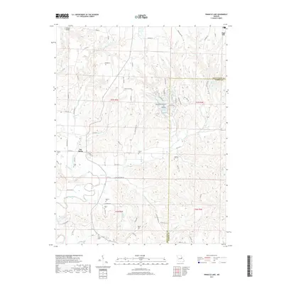 2017 Map of Pinnacle Lake, 2017 Print