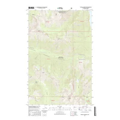 2017 Map of Pinnacle Mountain, 2017 Print