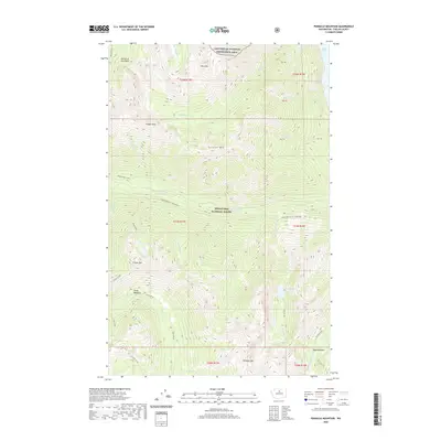 2020 Map of Pinnacle Mountain, 2020 Print