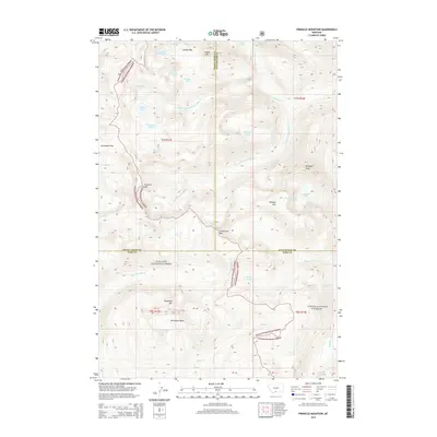 2014 Map of Pinnacle Mountain, 2014 Print
