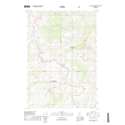 2020 Map of Pinnacle Mountain, 2020 Print