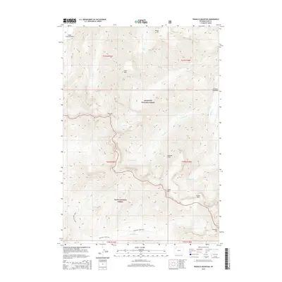 2015 Map of Pinnacle Mountain, 2015 Print