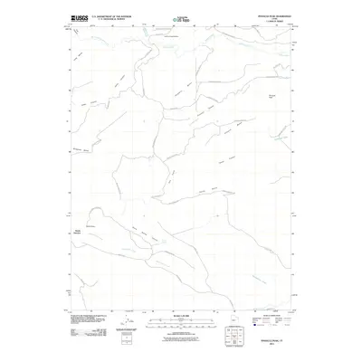 2011 Map of Pinnacle Peak, 2011 Print