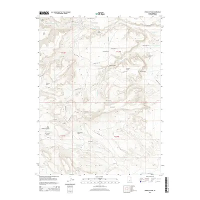 2014 Map of Pinnacle Peak, 2014 Print