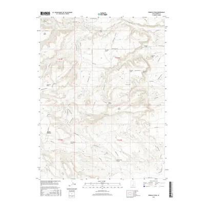 2017 Map of Pinnacle Peak, 2017 Print
