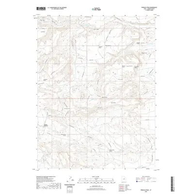 2020 Map of Pinnacle Peak, 2020 Print