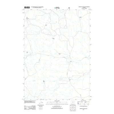 2012 Map of Pinnacle Rocks, 2012 Print