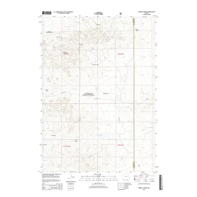 2015 Map of Pinnacle Rocks, 2015 Print