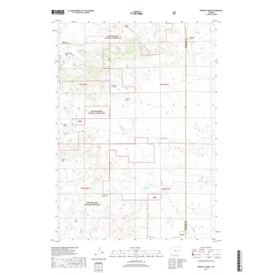 2017 Map of Pinnacle Rocks, 2017 Print