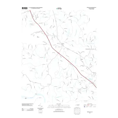 2013 Map of Pinnacle, 2013 Print
