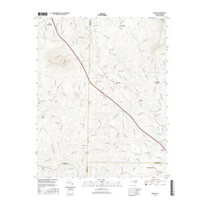 2016 Map of Pinnacle, 2016 Print