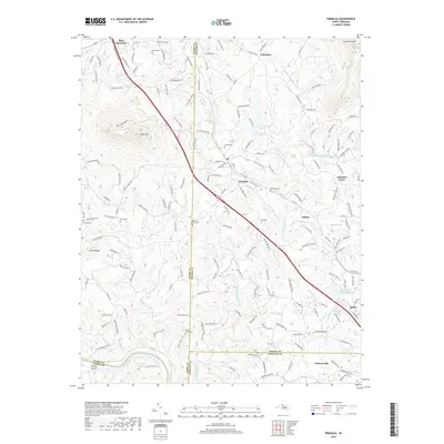 2019 Map of Pinnacle, 2019 Print