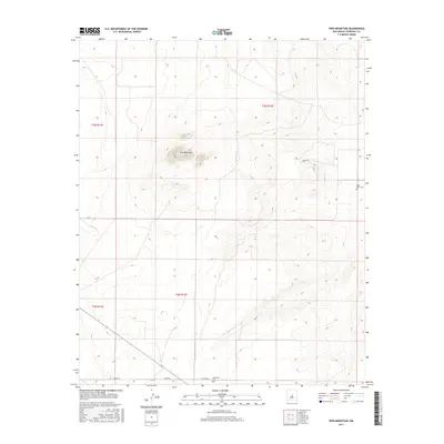 2017 Map of Pino Mountain, 2017 Print