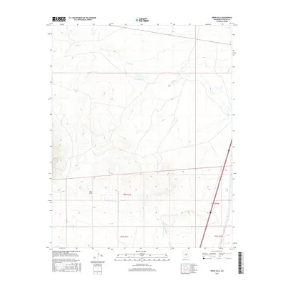 2017 Map of Pinon Hills, 2017 Print