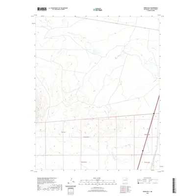 2020 Map of Pinon Hills, 2020 Print