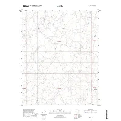 2018 Map of Pinon, 2018 Print