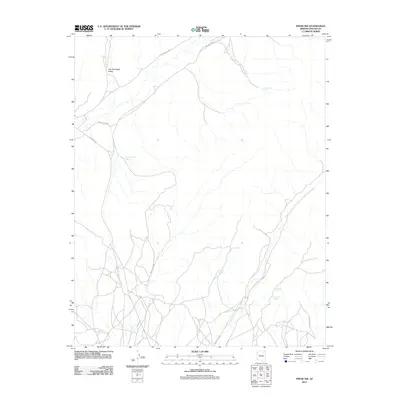 2011 Map of Pinon NW, 2011 Print