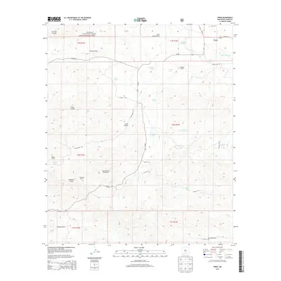 2013 Map of Pinon, 2013 Print