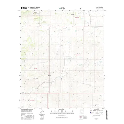 2017 Map of Pinon, 2017 Print