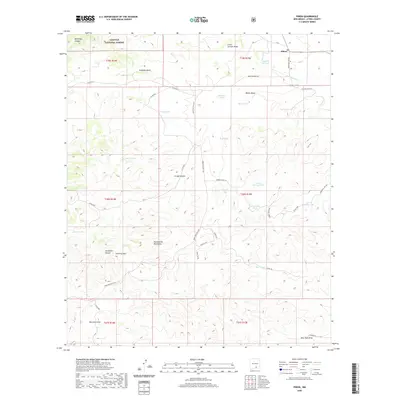 2020 Map of Pinon, 2020 Print