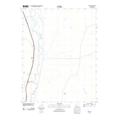 2010 Map of Pinon, 2010 Print