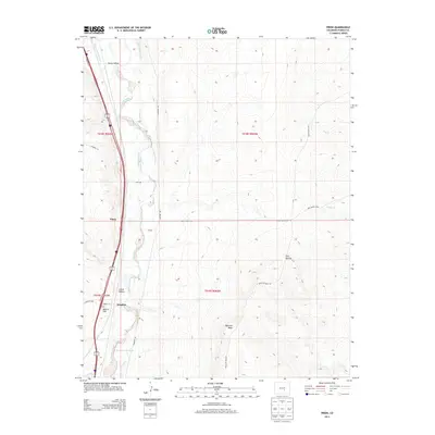 2013 Map of Pinon, 2013 Print