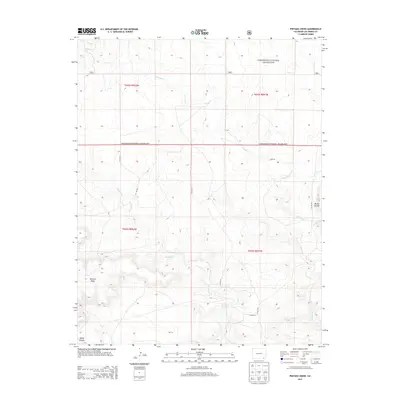2013 Map of Pintada Creek, 2013 Print