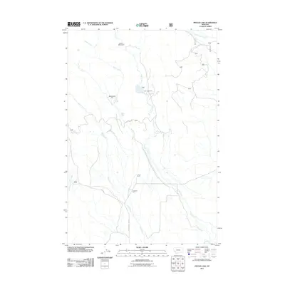 2011 Map of Pintler Lake, 2011 Print