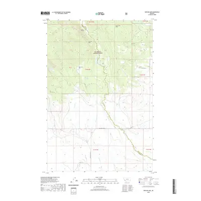 2020 Map of Pintler Lake, 2020 Print
