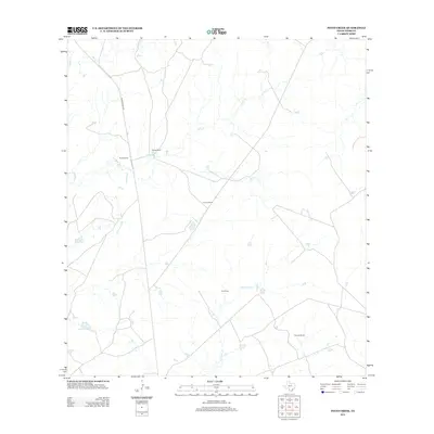 2013 Map of Pinto Creek, 2013 Print