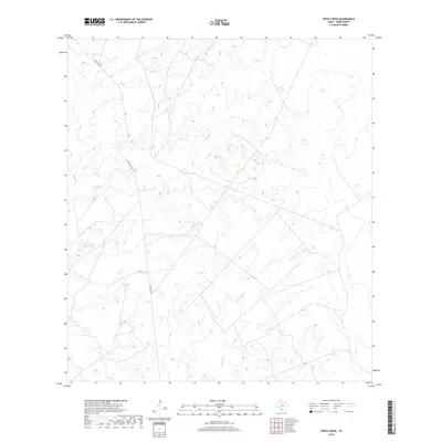 2019 Map of Pinto Creek, 2019 Print