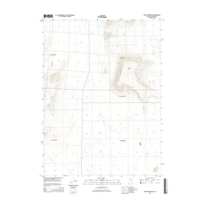 2015 Map of Pinto Mountain, 2015 Print