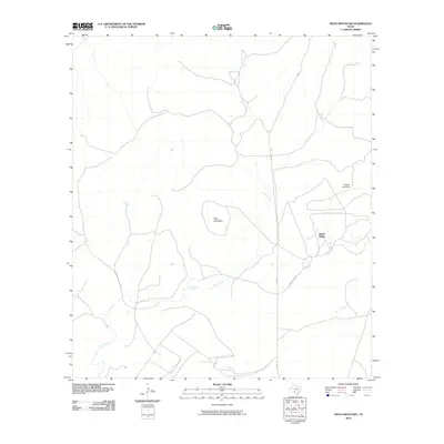 2010 Map of Pinto Mountain, 2010 Print