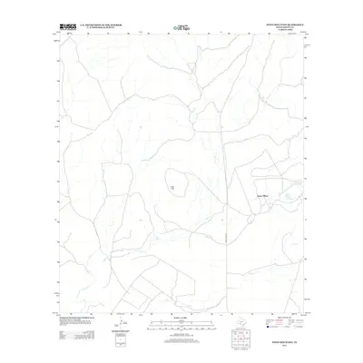 2012 Map of Pinto Mountain, 2012 Print