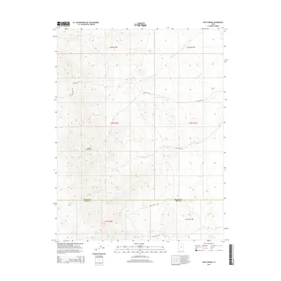 2014 Map of Pinto Spring, 2014 Print