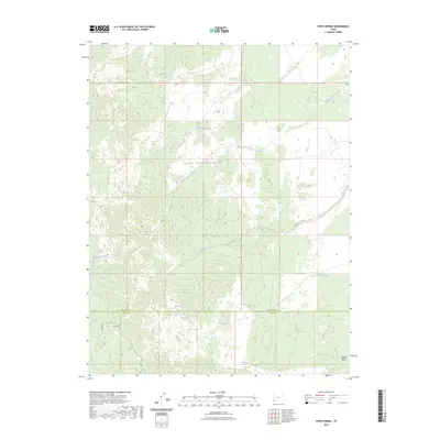 2023 Map of Pinto Spring, 2023 Print