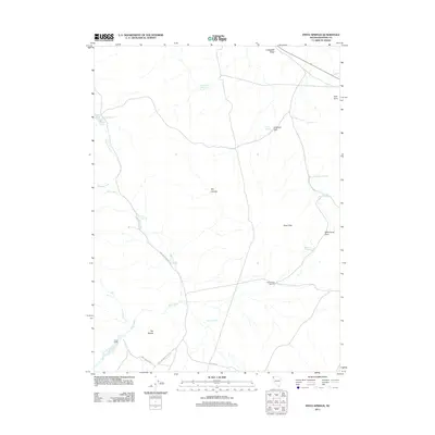 2011 Map of Pinto Springs, 2011 Print