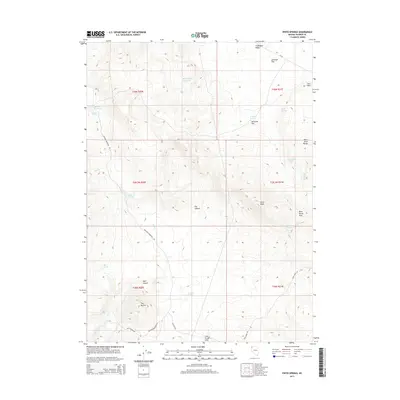 2015 Map of Pinto Springs, 2015 Print