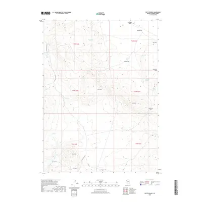 2018 Map of Pinto Springs, 2018 Print