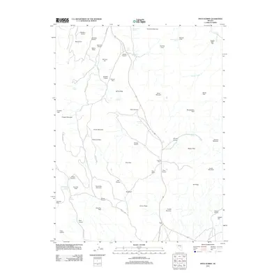 2012 Map of Pinto Summit, 2012 Print