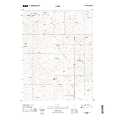 2018 Map of Pinto Summit, 2018 Print