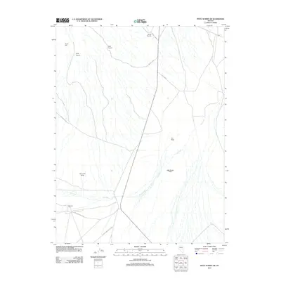 2012 Map of Pinto Summit SW, 2012 Print