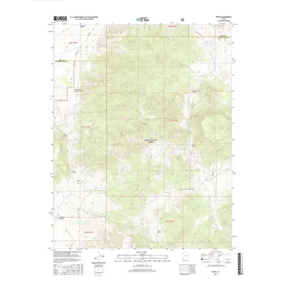 2017 Map of Pinto, 2017 Print