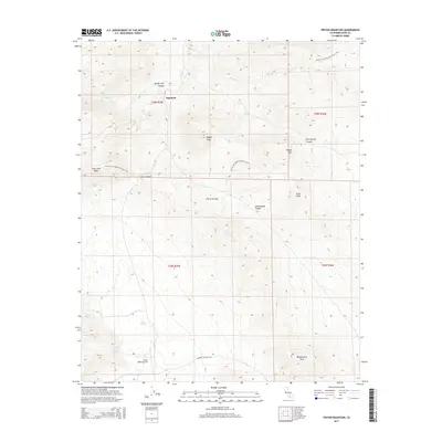 2015 Map of Pinyon Mountain, 2015 Print