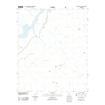 2011 Map of Pinyon Mountain, 2011 Print