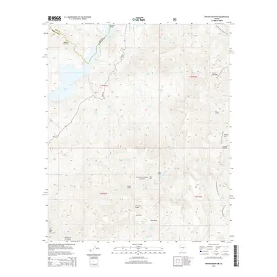2014 Map of Pinyon Mountain, 2014 Print