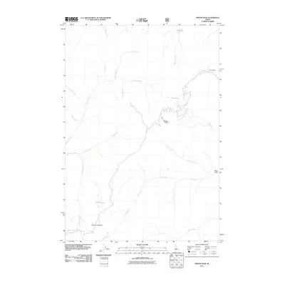2011 Map of Pinyon Peak, 2011 Print
