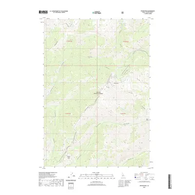 2020 Map of Pinyon Peak, 2020 Print