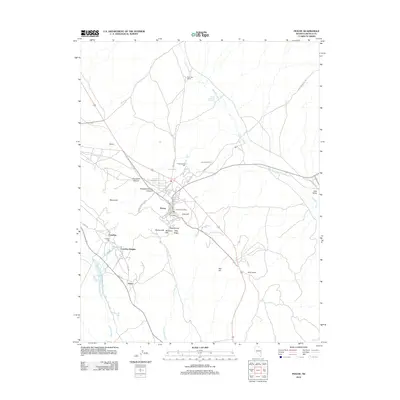2012 Map of Pioche, 2012 Print